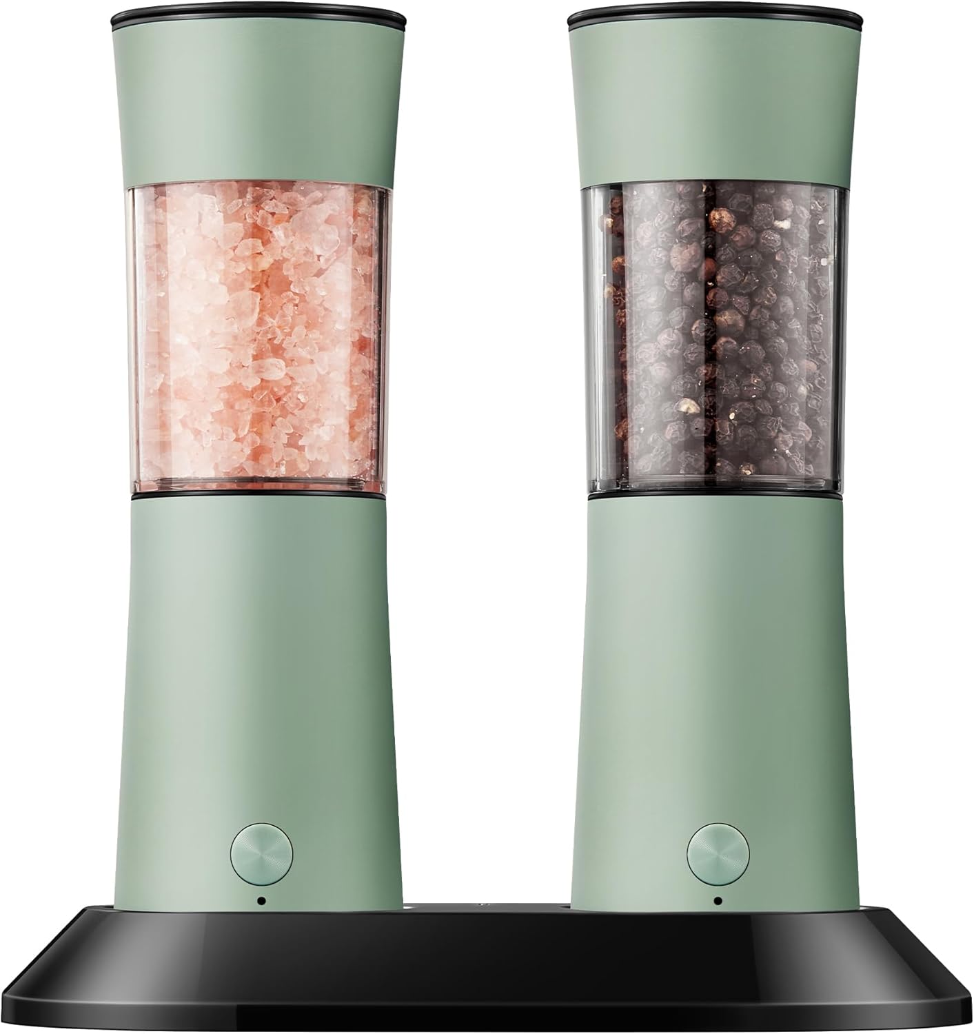 Gravity Electric Salt and Pepper Grinder Set with LED Light