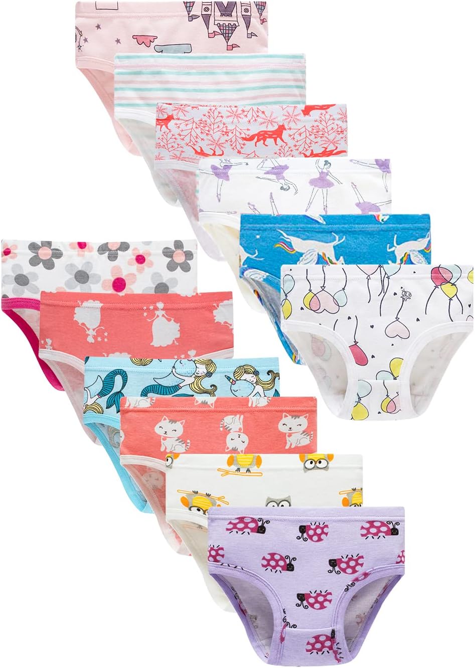 Soft Cotton Toddler Panties for Girls - Comfy Everyday Undies