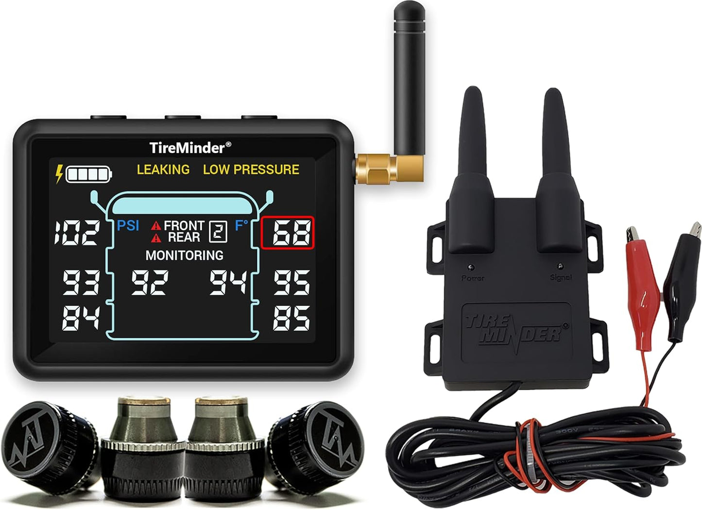 TireMinder i10 RV TPMS with 4 Transmitters for Safety