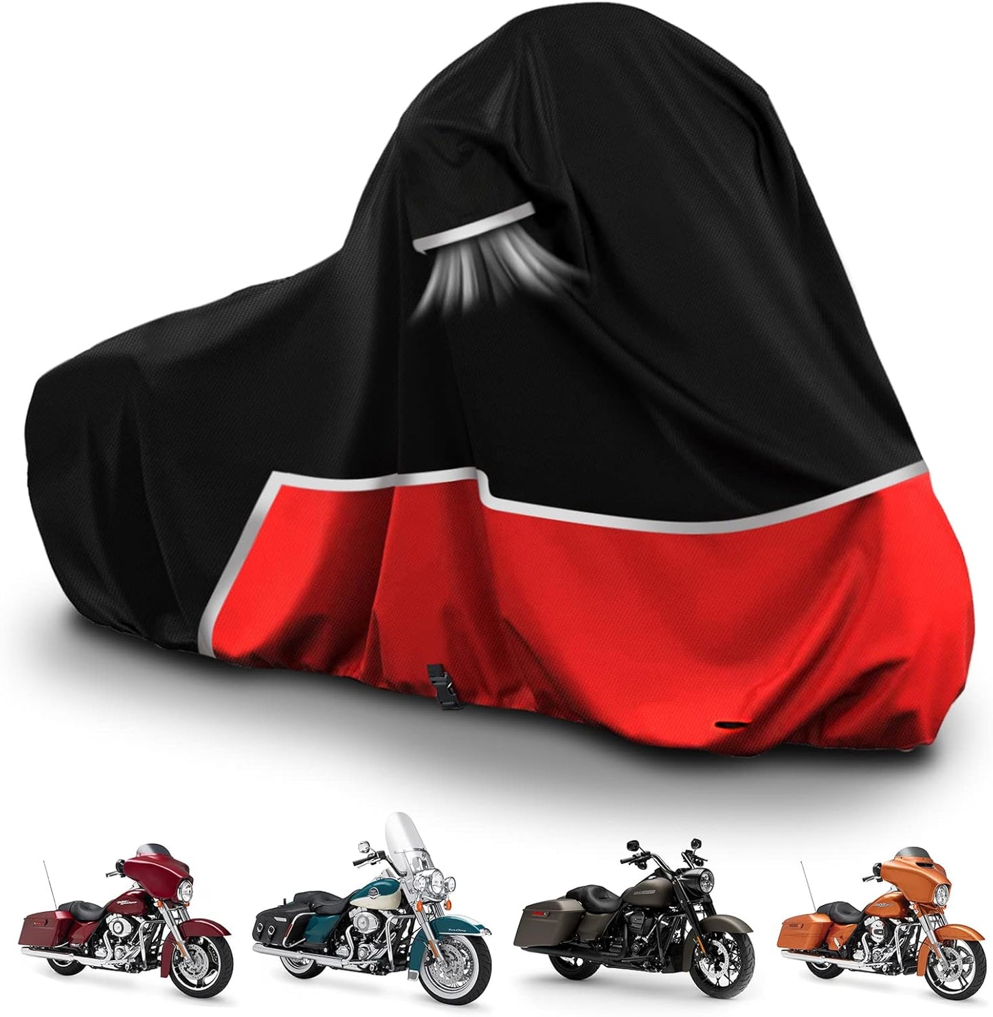 Harley Davidson Touring Motorcycle Cover for All Weather Protection