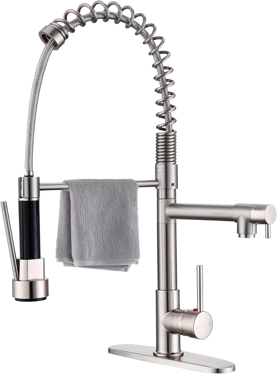 Commercial Kitchen Faucet with Pull Down Sprayer for Efficiency