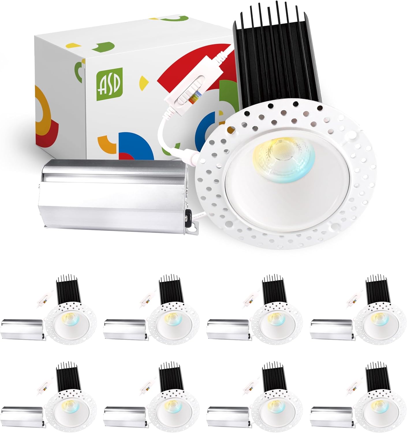ASD Trimless 2 Inch LED Recessed Lighting for Modern Spaces