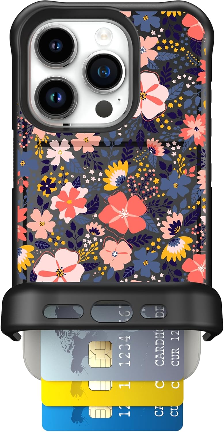 Scooch iPhone 15 Pro Case with Card Holder and Drop Protection