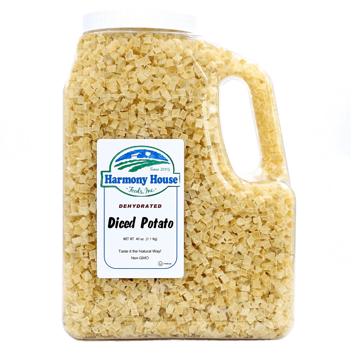 Dehydrated Diced Potatoes for Hash Browns and More - 40 Ounces