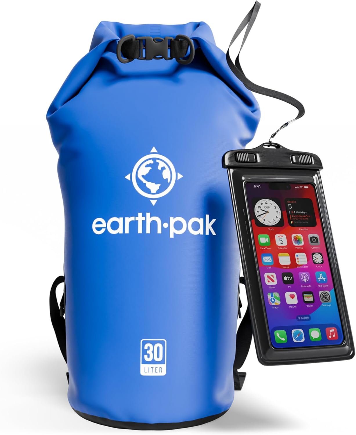 Earth Pak Waterproof Dry Bag - Reliable Roll Top Design