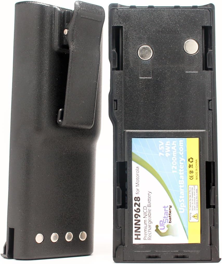 2X Pack HNN9628 Battery for Motorola Two-Way Radios 1200mAh
