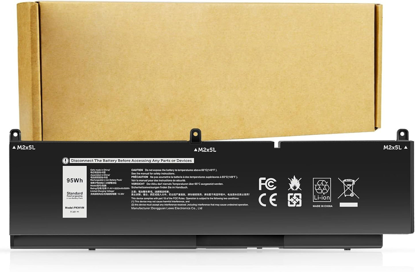 Futurebatt PKWVM Laptop Battery Replacement for Dell Precision