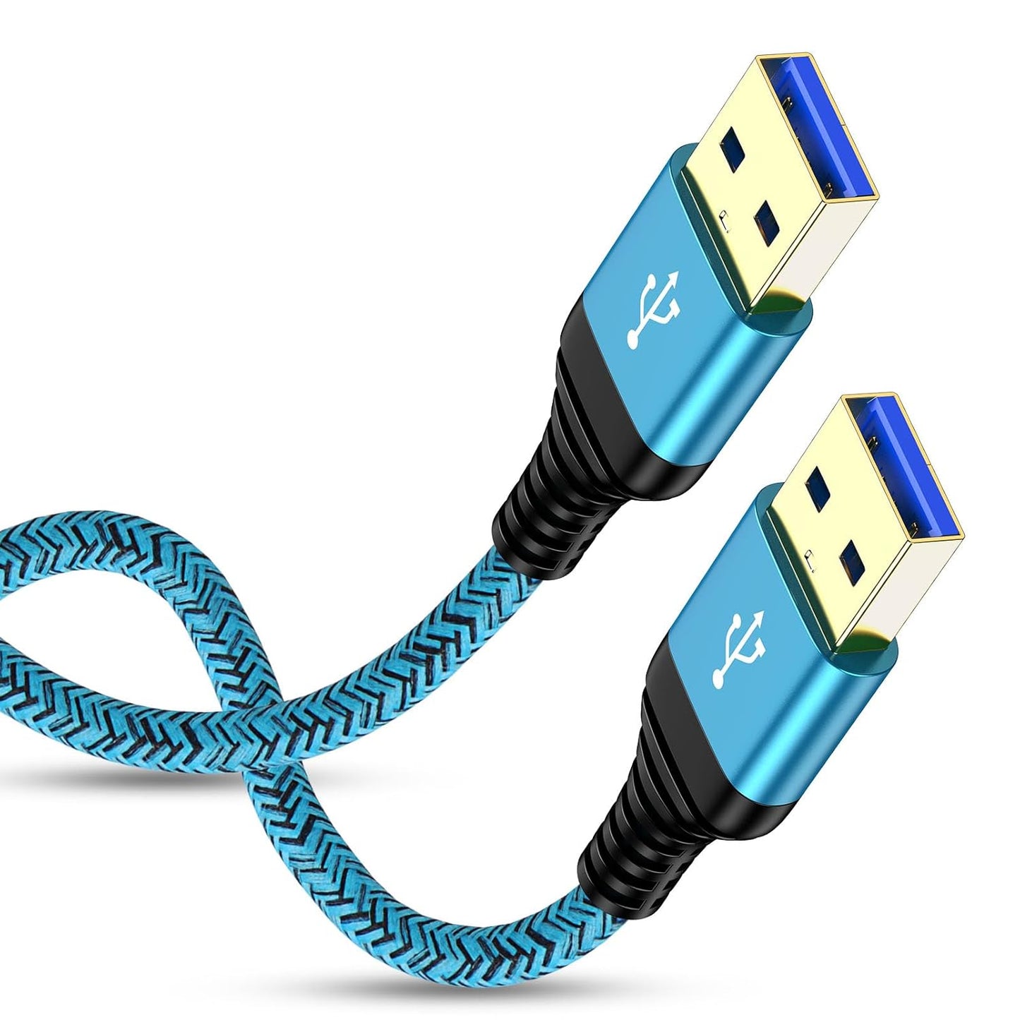 ABCPOW 6ft USB 3.0 Male to Male Cable - Fast Data Transfer!