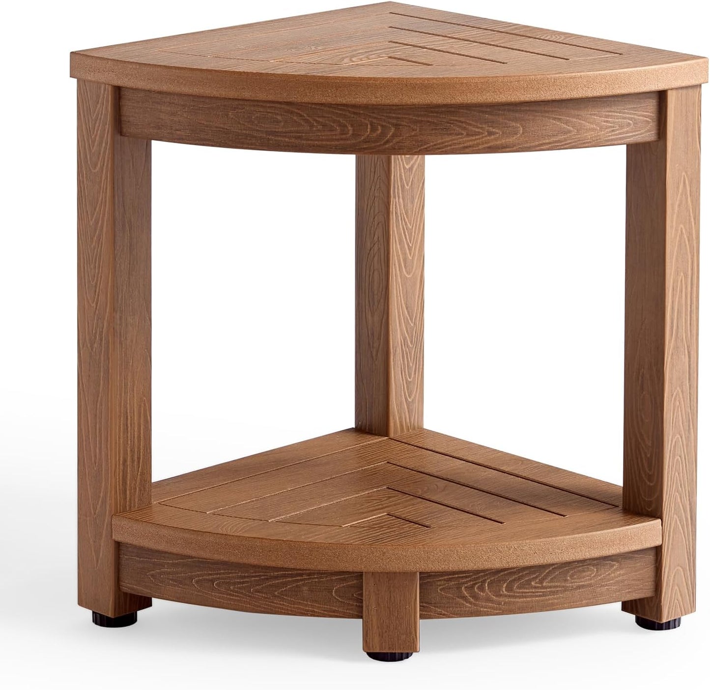 Corner Shower Stool for Shaving Legs - Waterproof Bathroom Bench