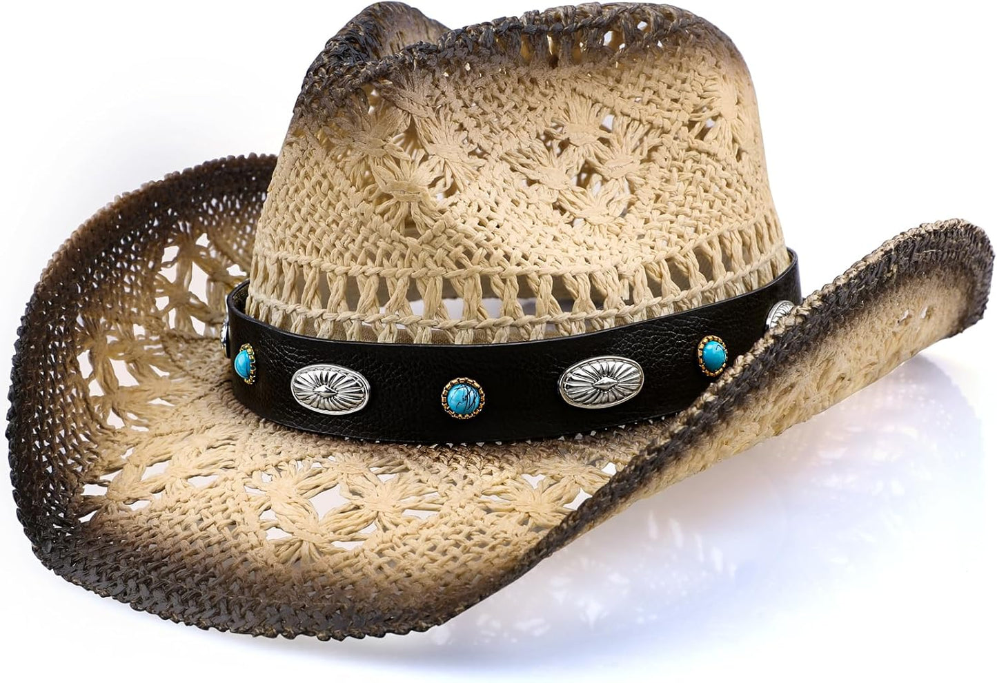 Stylish Cowboy Hats for Women and Men - Shapeable Brim Design