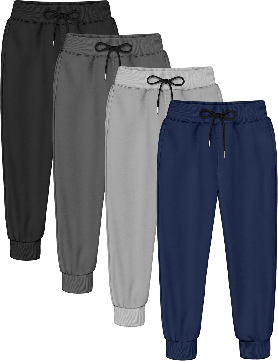 Boys Sweatpants Jogger Pants for Active Kids with Pockets