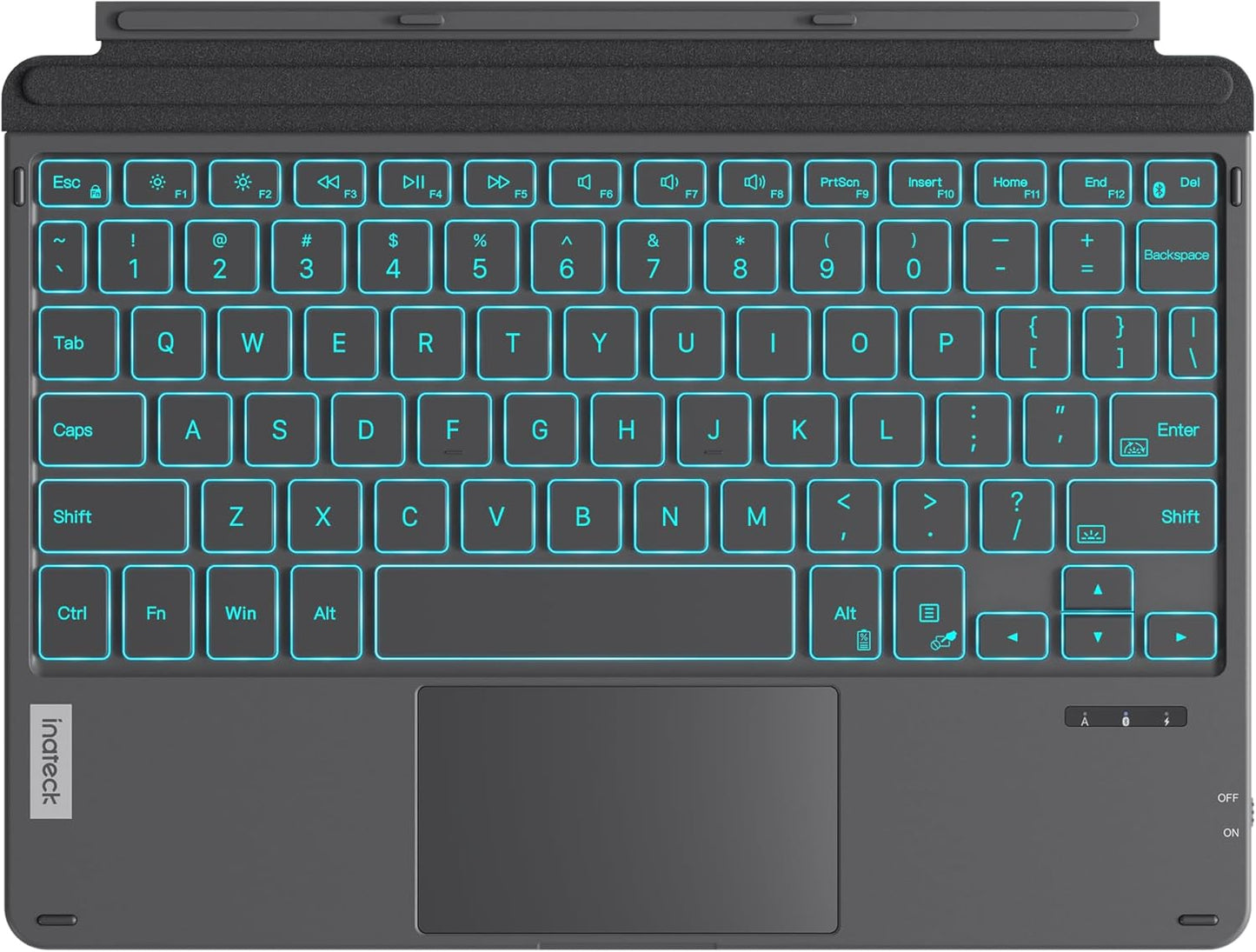 Inateck for Surface Go Keyboard with Bluetooth 5.3 and Backlight