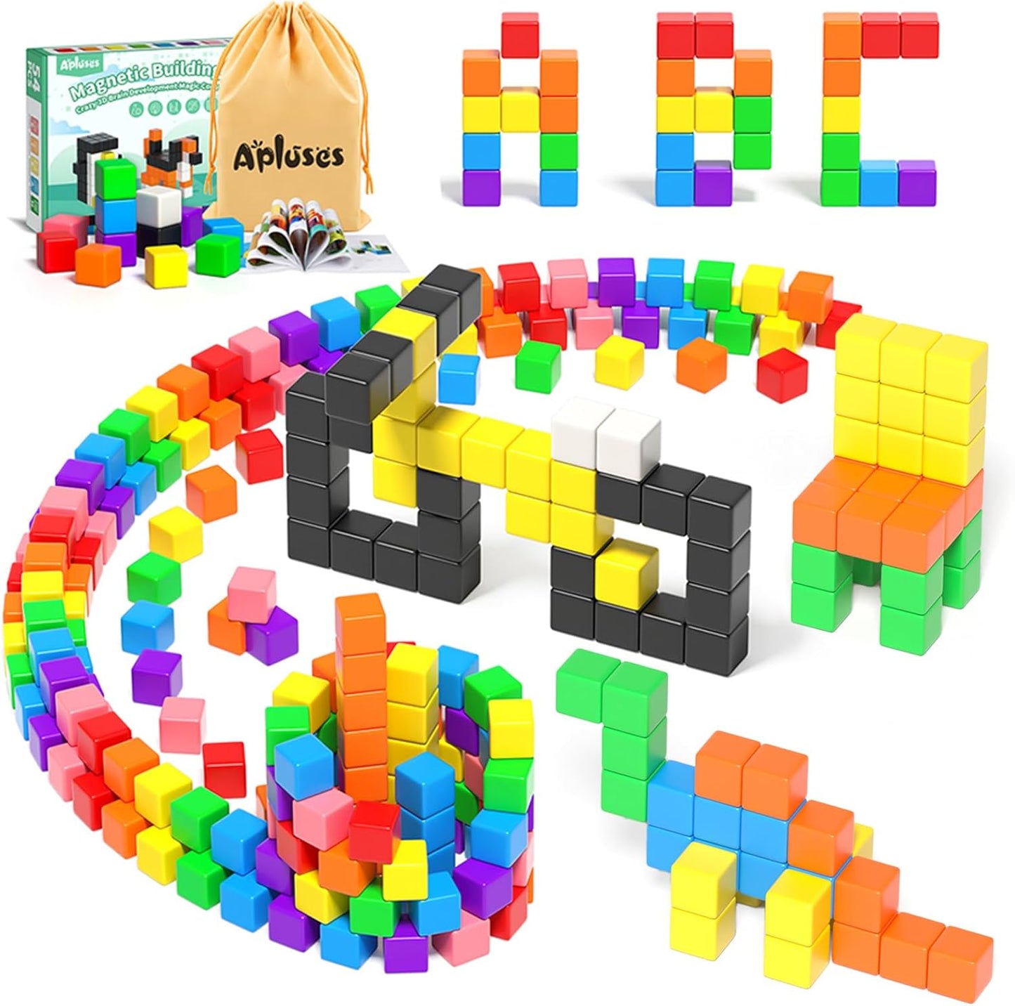 Magnetic Building Blocks Set for Creative Toddlers