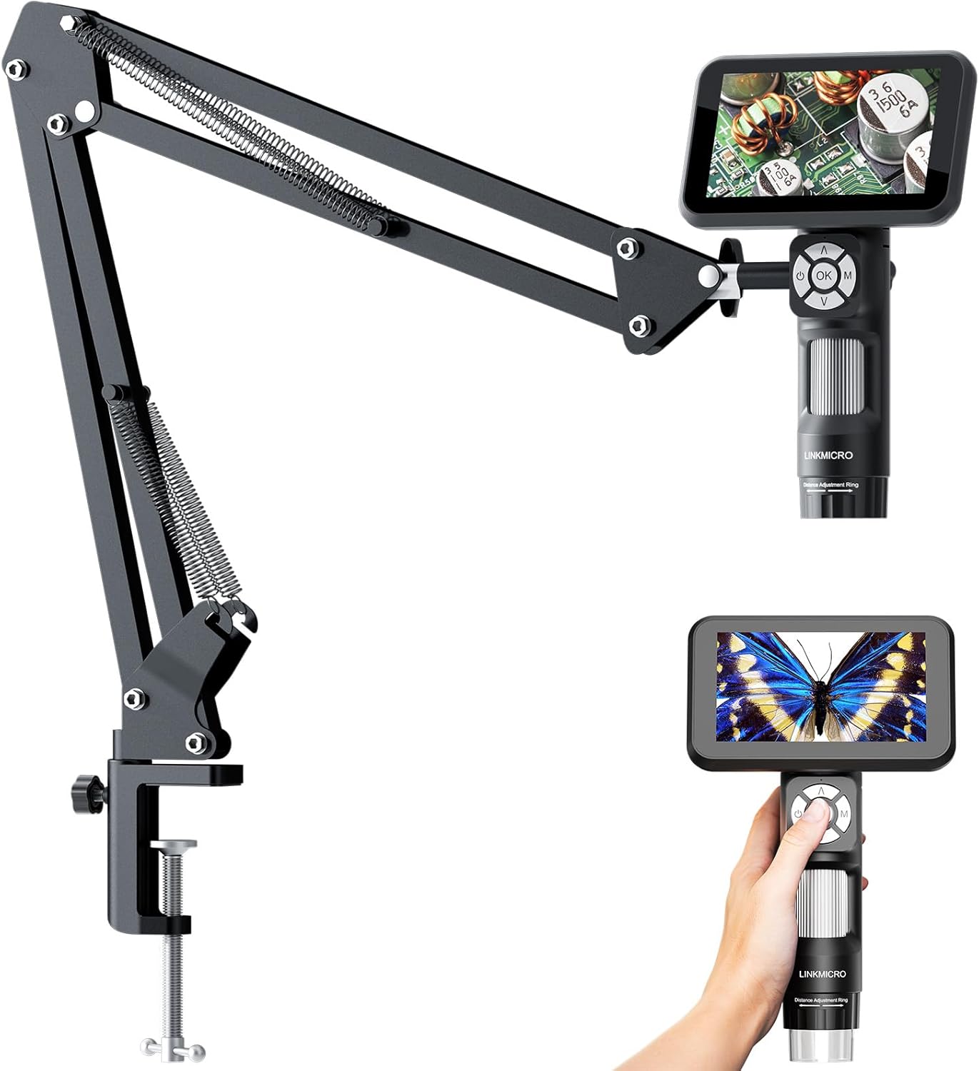LM115A Digital Microscope with Flex Arm for Precision Tasks