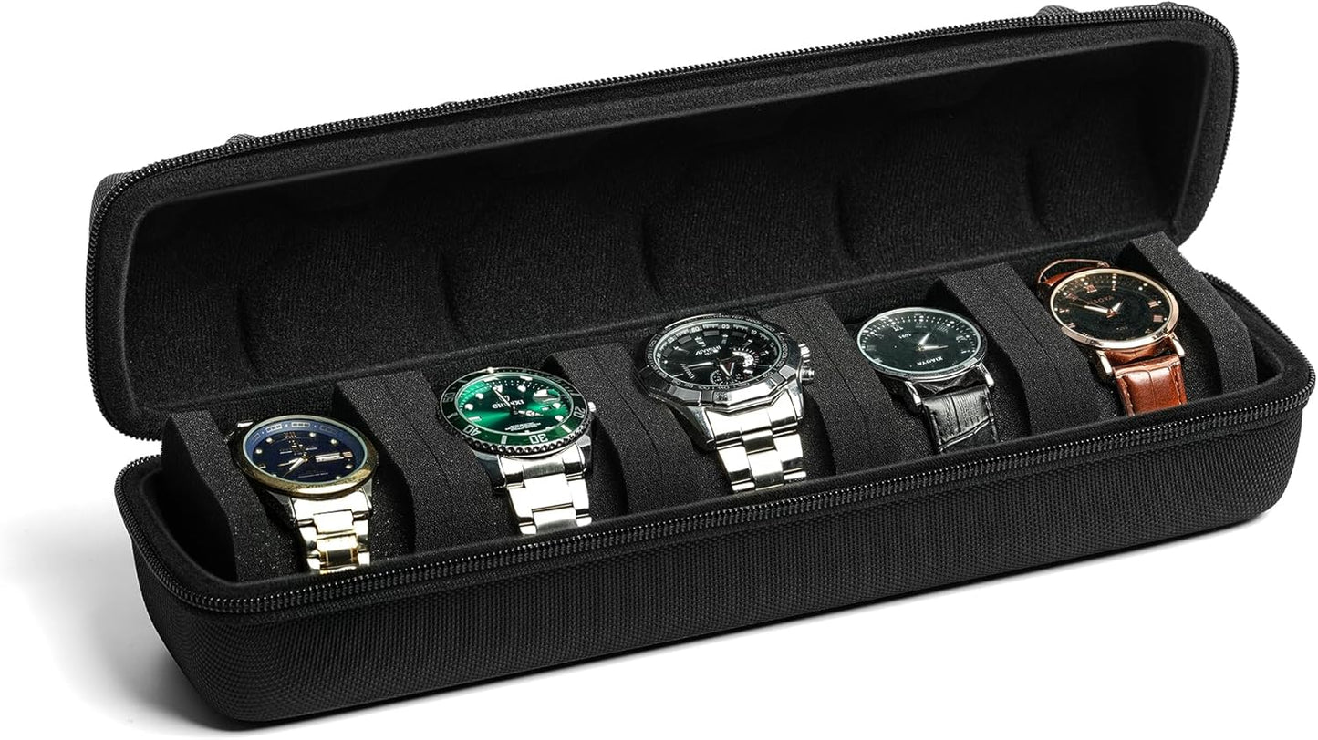 RIGICASE Watch Travel Roll - Securely Store 5 Watches!