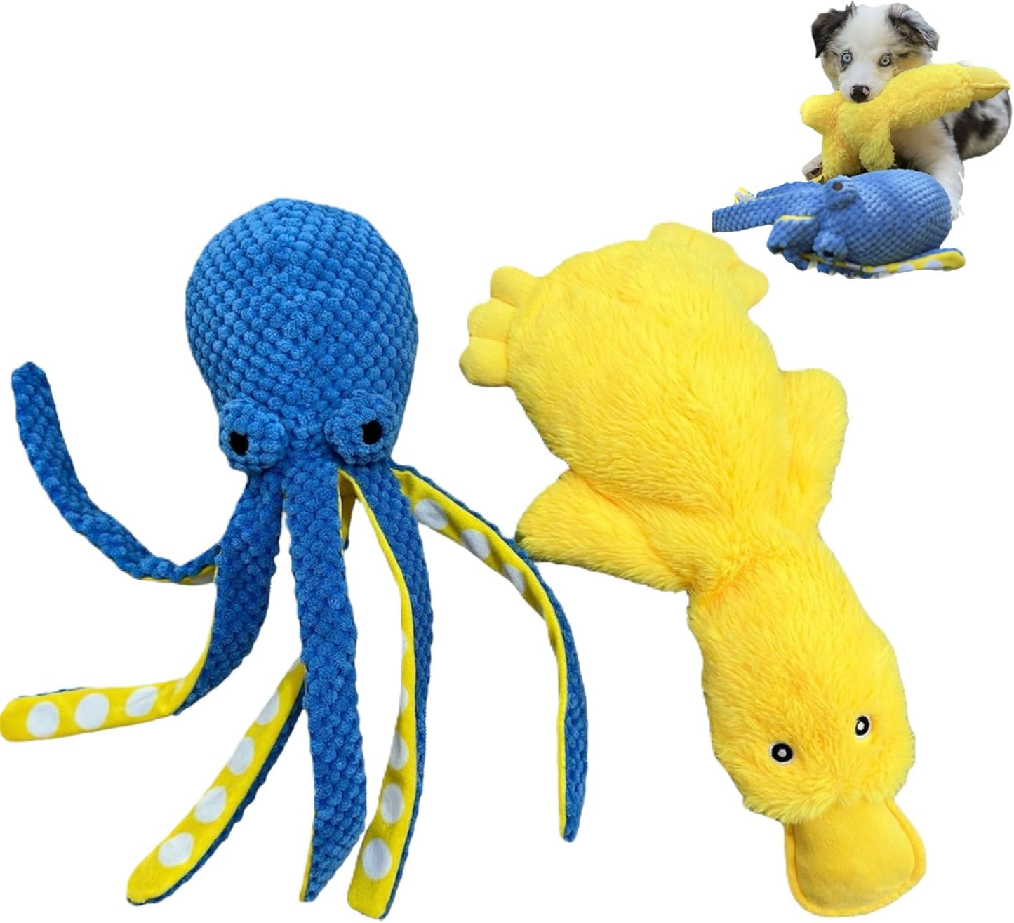 Multi-Feature Plush Dog Toy Set - Keep Your Pup Entertained!