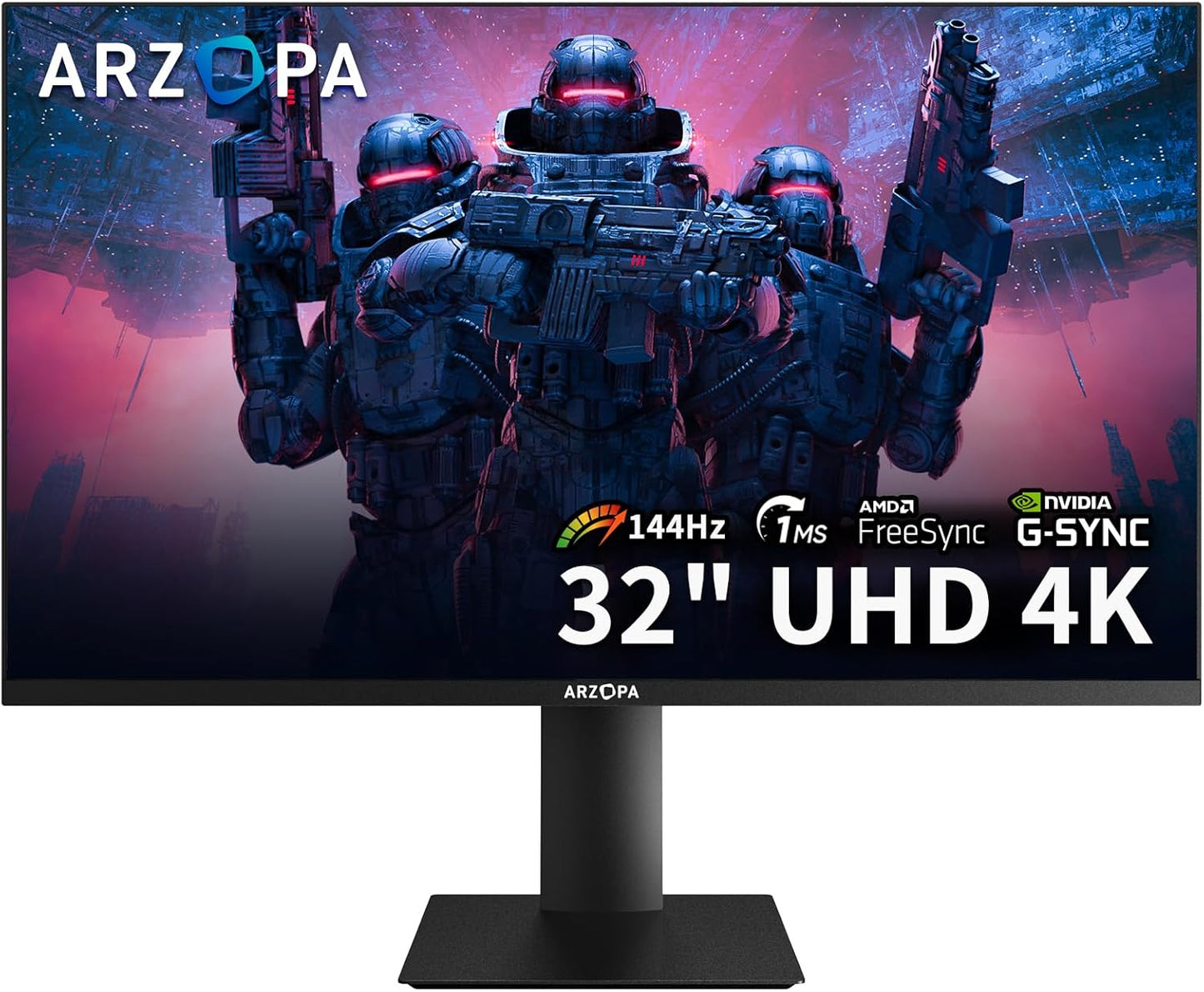 ARZOPA 32 4K Gaming Monitor - 144Hz IPS