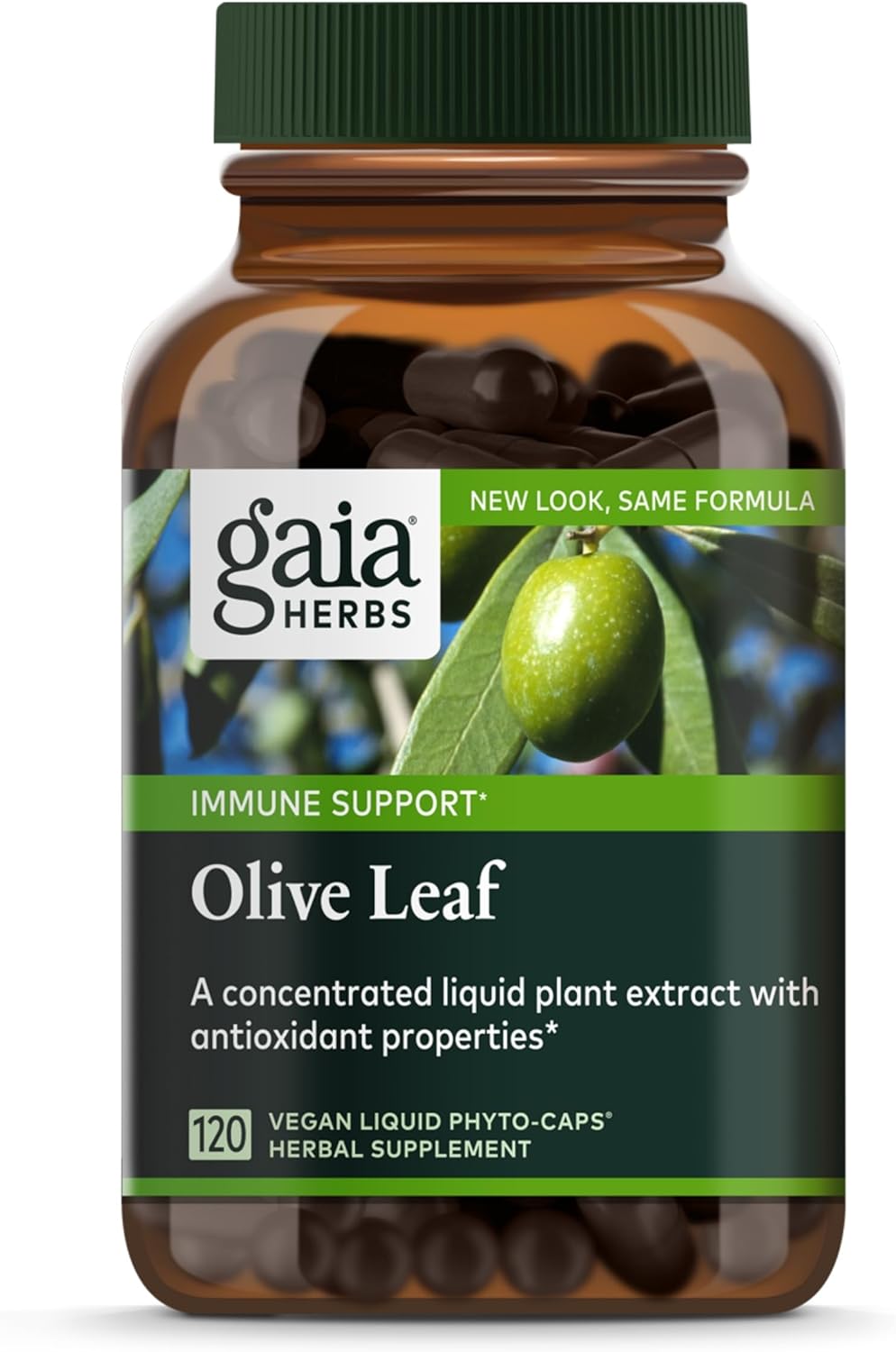 Gaia Herbs Olive Leaf Extract for Immune Health Support