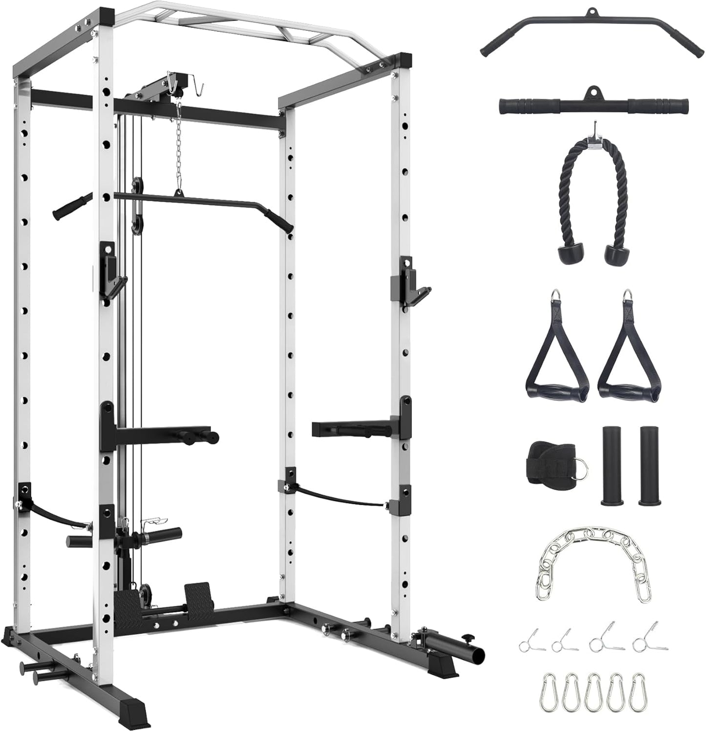 GarveeLife Power Cage: Ultimate Home Gym Setup
