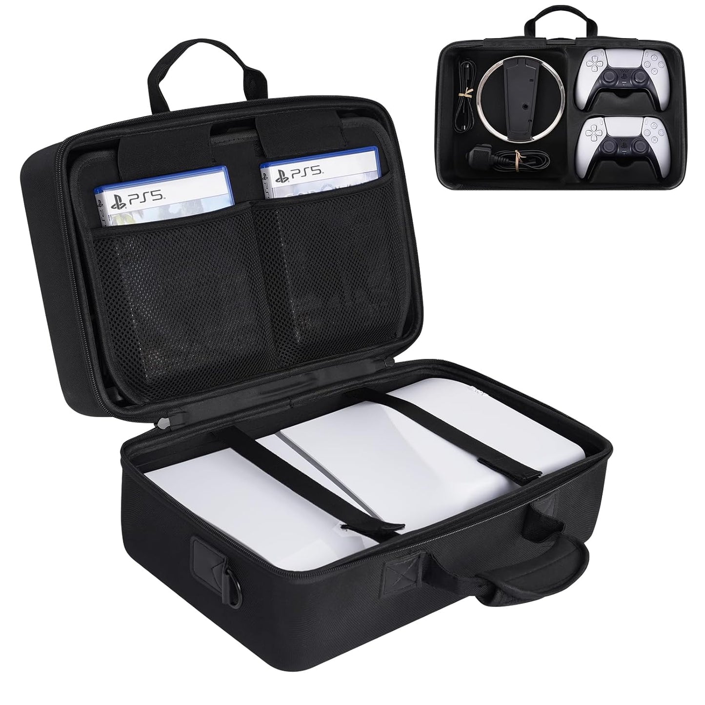 Diocall Hard Case for PS5 Slim 2023 - Ultimate Protection & Travel