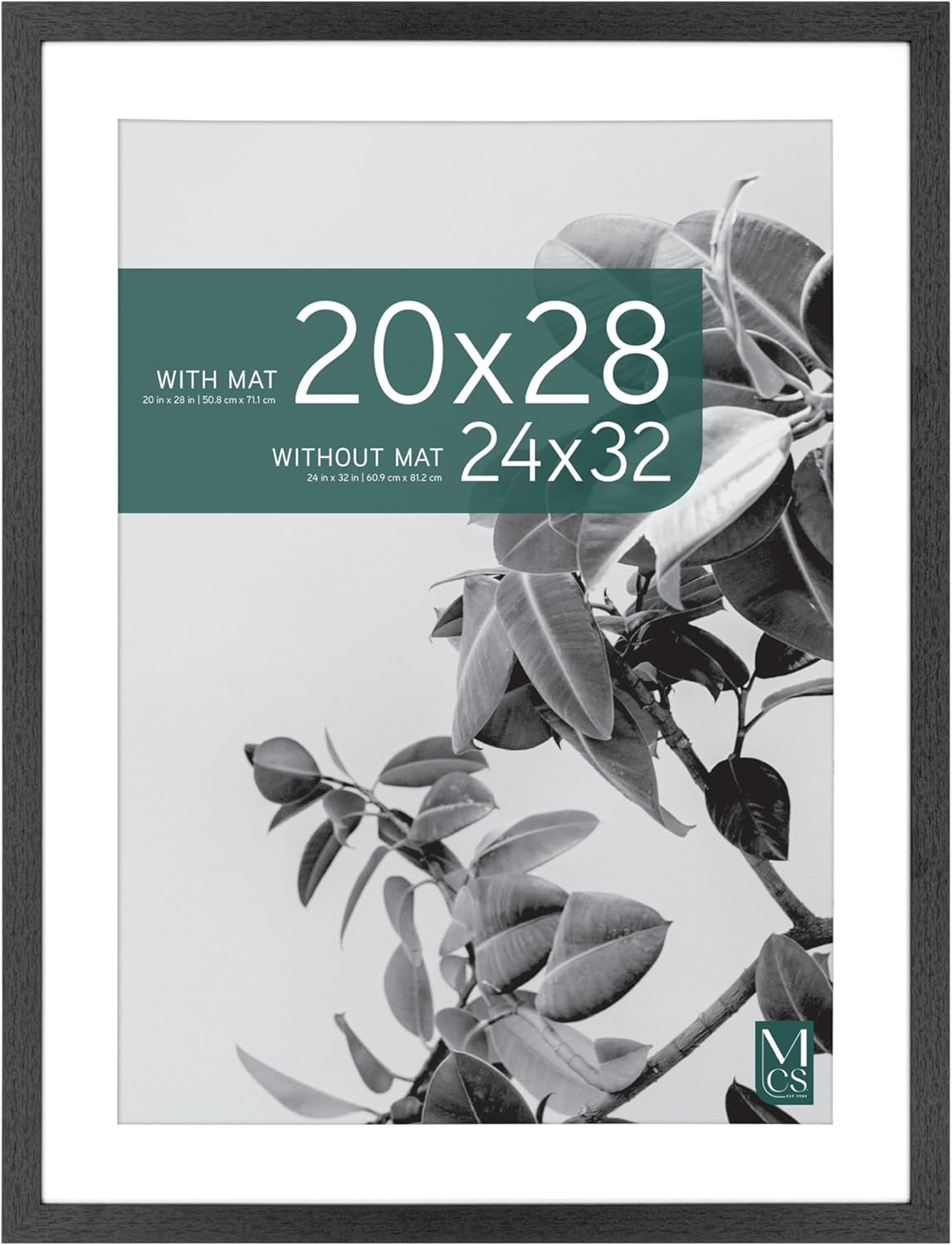 MCS Studio Gallery 24x32 Matted Poster Frame for Art Prints