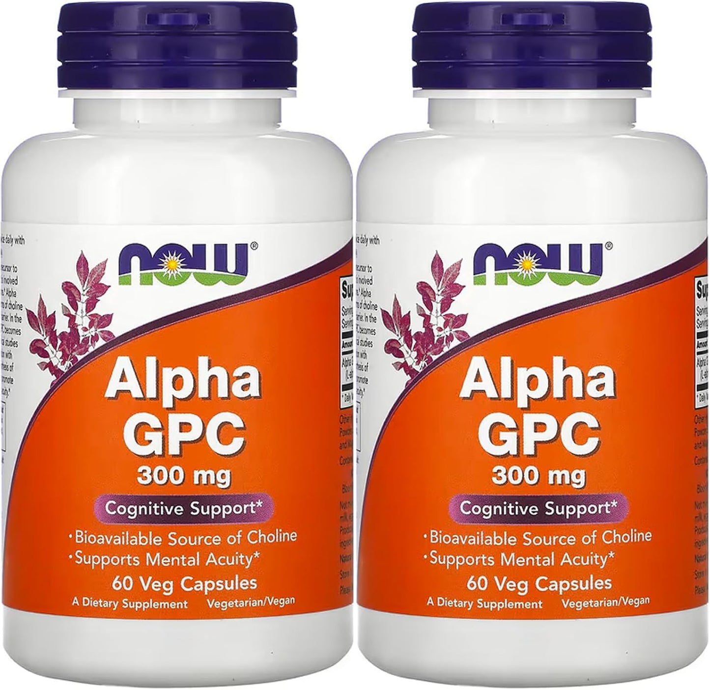 NOW Foods Alpha GPC 300mg for Enhanced Cognitive Function