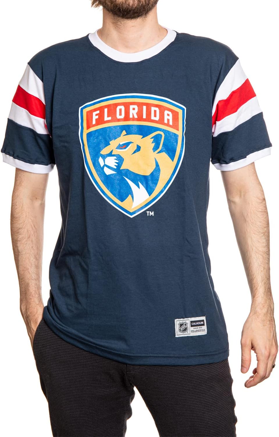 Calhoun NHL Surf & Skate Retro Style T-Shirt for Men