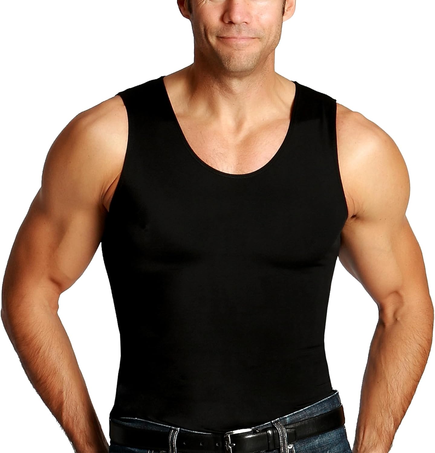 Insta Slim Compression Tank-Top Shapewear for Men - USA Made