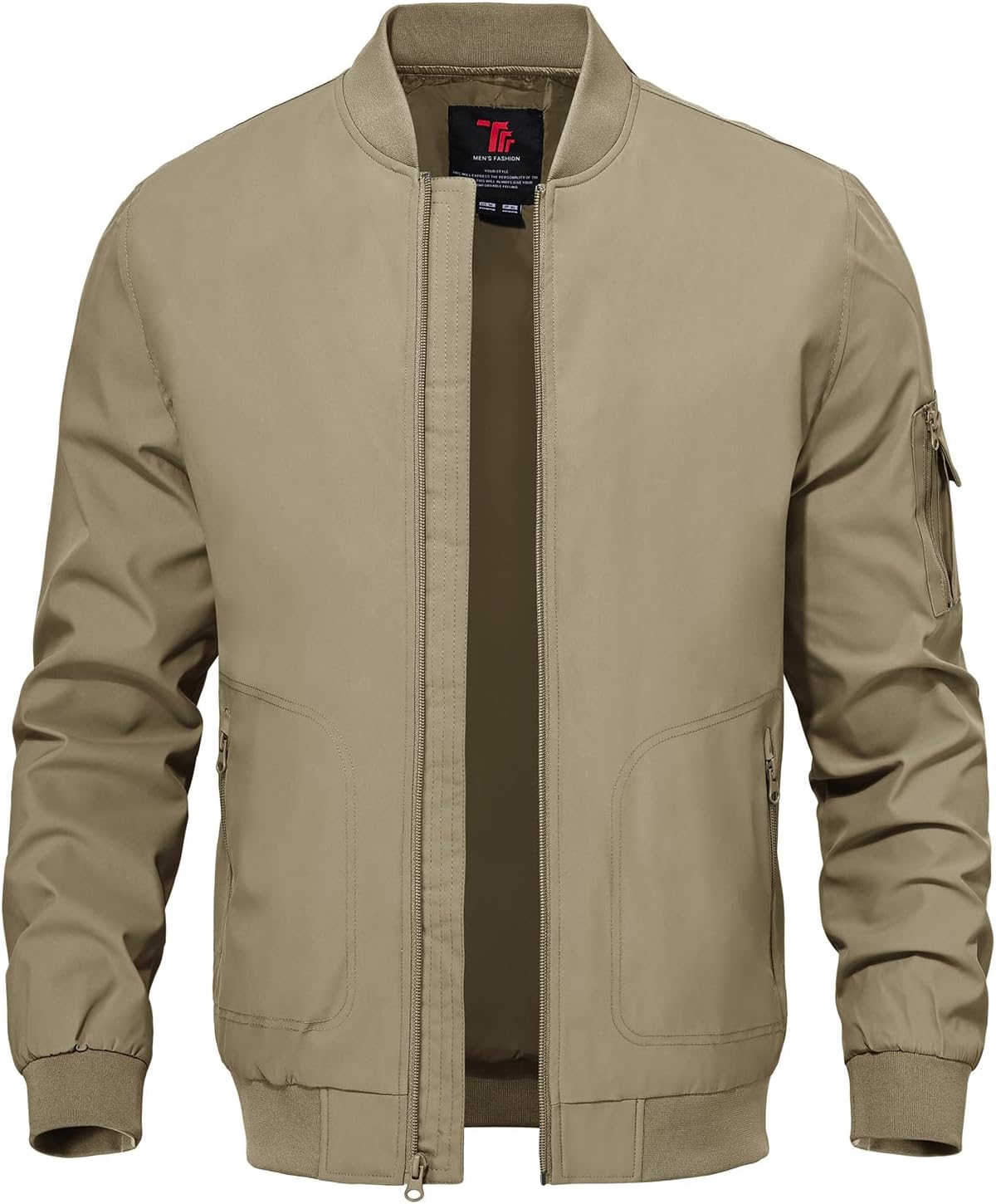 TBMPOY Men's Lightweight Bomber Jacket for Stylish Fall Wear