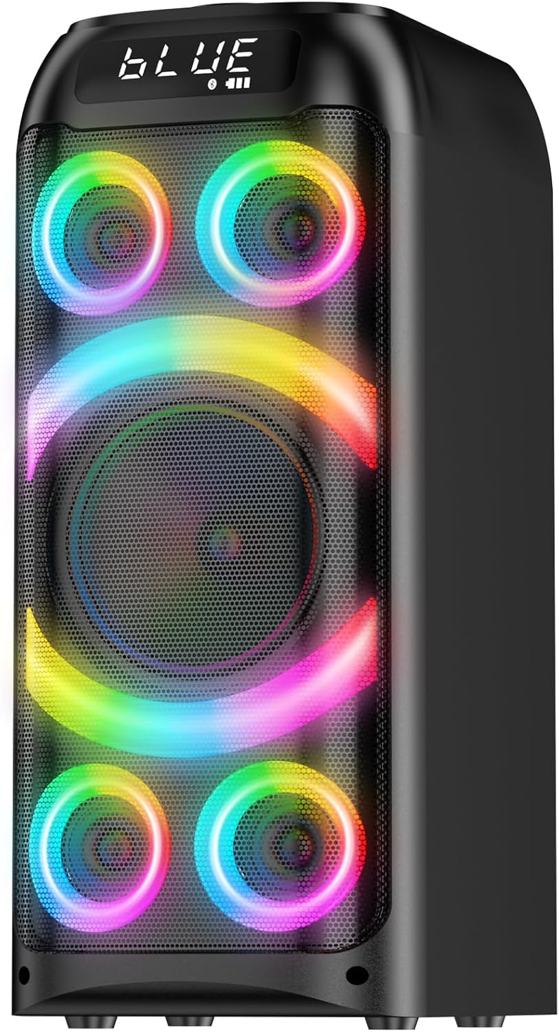 Powerful Bluetooth Speaker with Deep Bass for Parties and Events