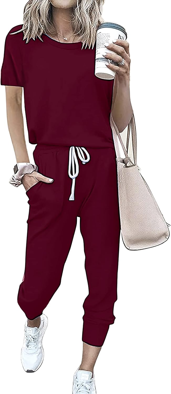 PRETTYGARDEN Women Summer Two Piece Outfits for Casual Style
