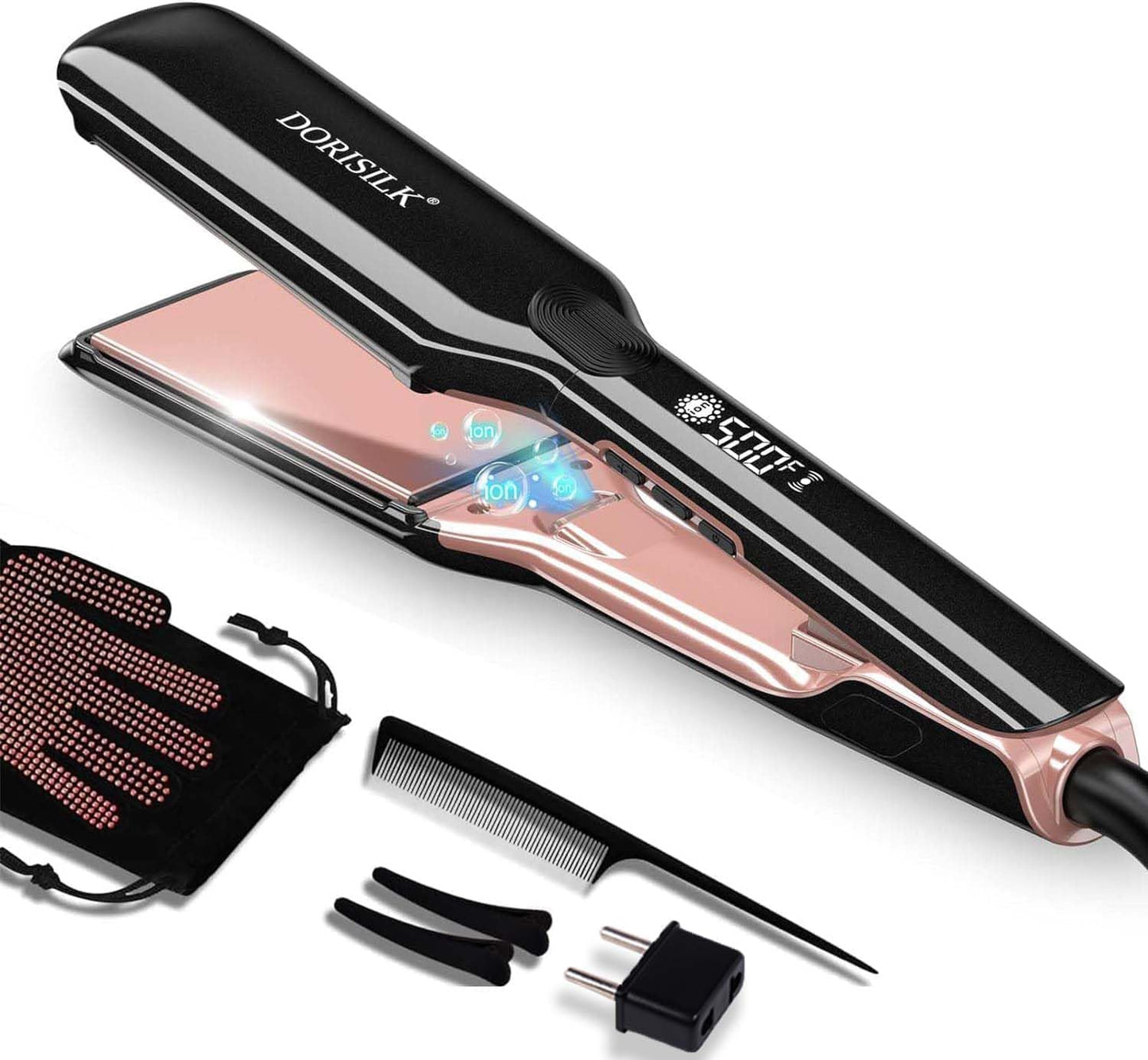 DORISILK 500 Degree High Temp Professional Hair Straightener