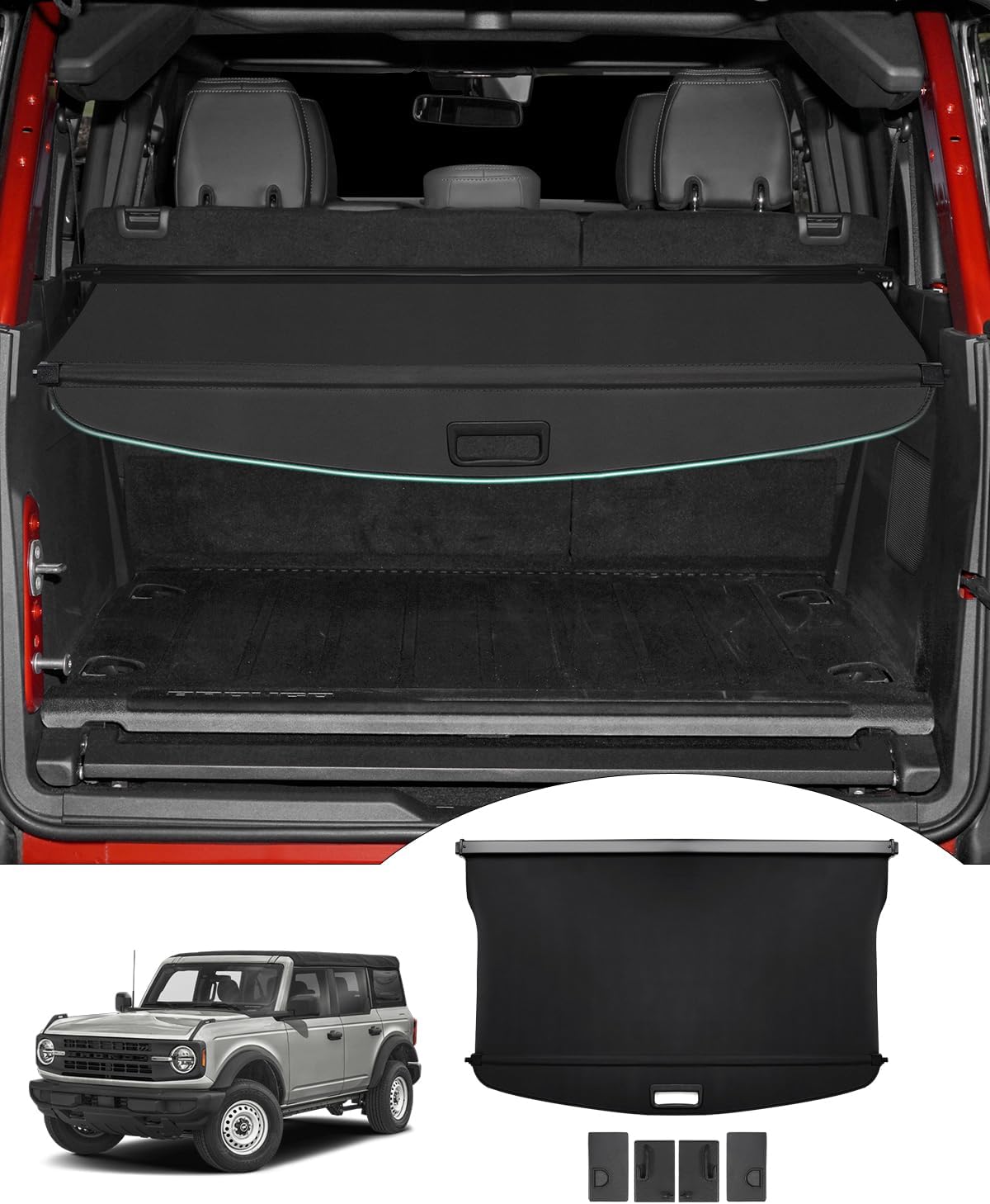 Powerty Cargo Cover for Ford Bronco 4-Door 2021-2025 Review