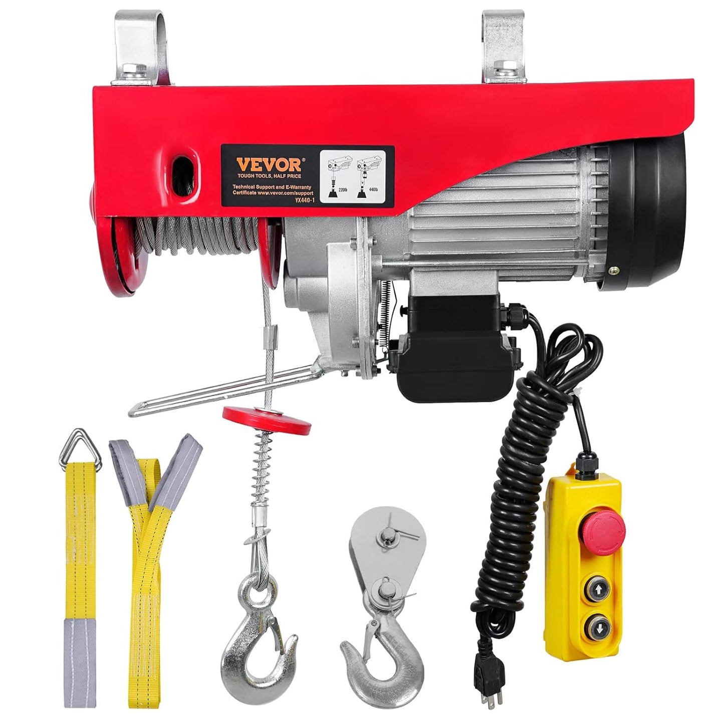 VEVOR Electric Hoist 440LBS Attic Hoist with Remote Control