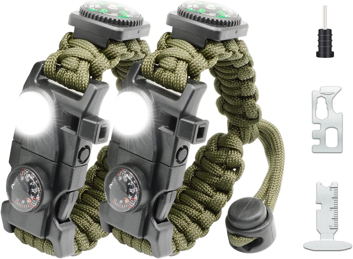 Ultimate Survival Bracelet - 20 Tools in 1! NVioAsport