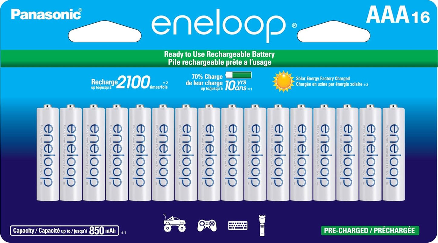 eneloop AAA Rechargeable Batteries for Long Lasting Performance