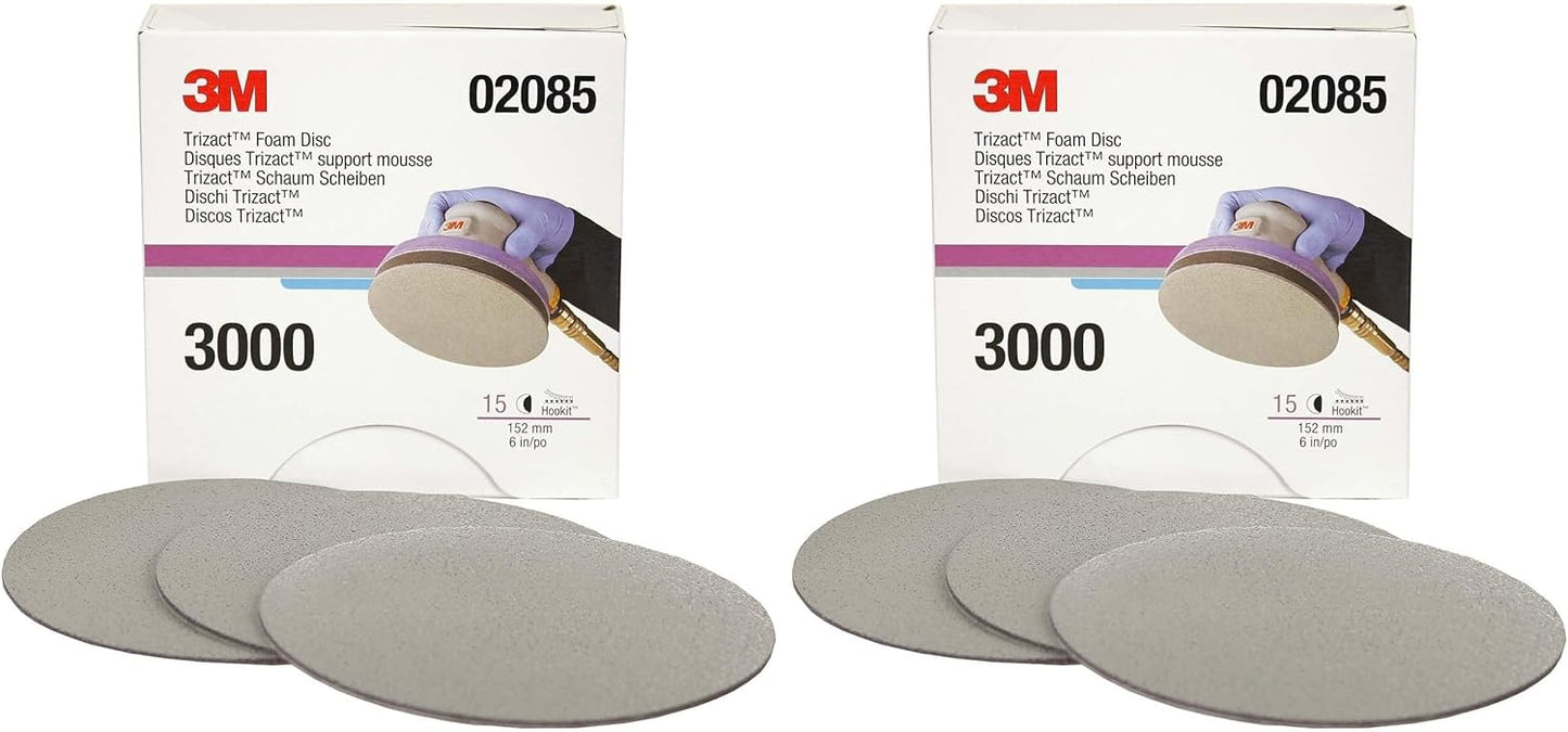 3M Trizact Hookit Foam Disc P3000 for Perfect Paint Finishing