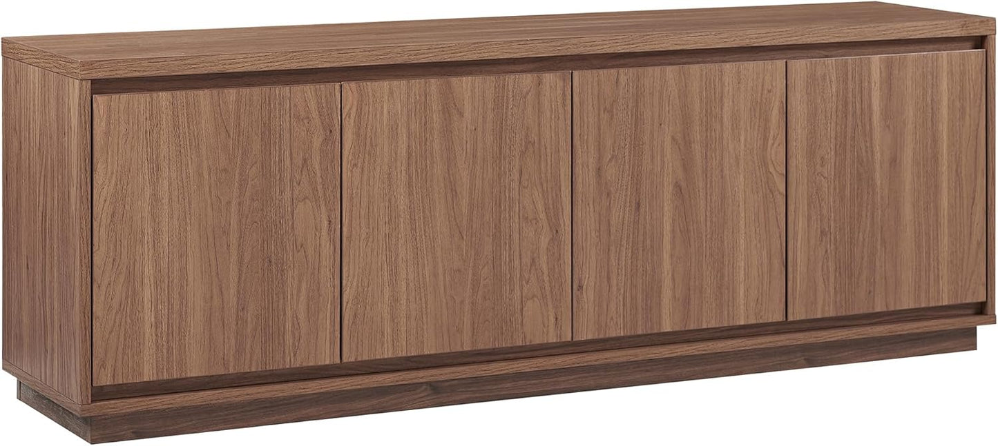 Henn&Hart 68 Wide Brown TV Stand - Stylish Storage Solution