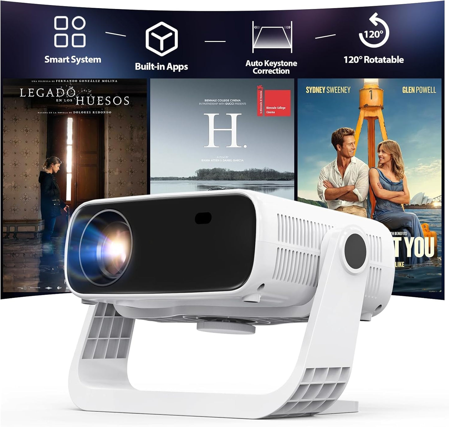 Wielio 2025 Smart Projector: Ultimate Connectivity