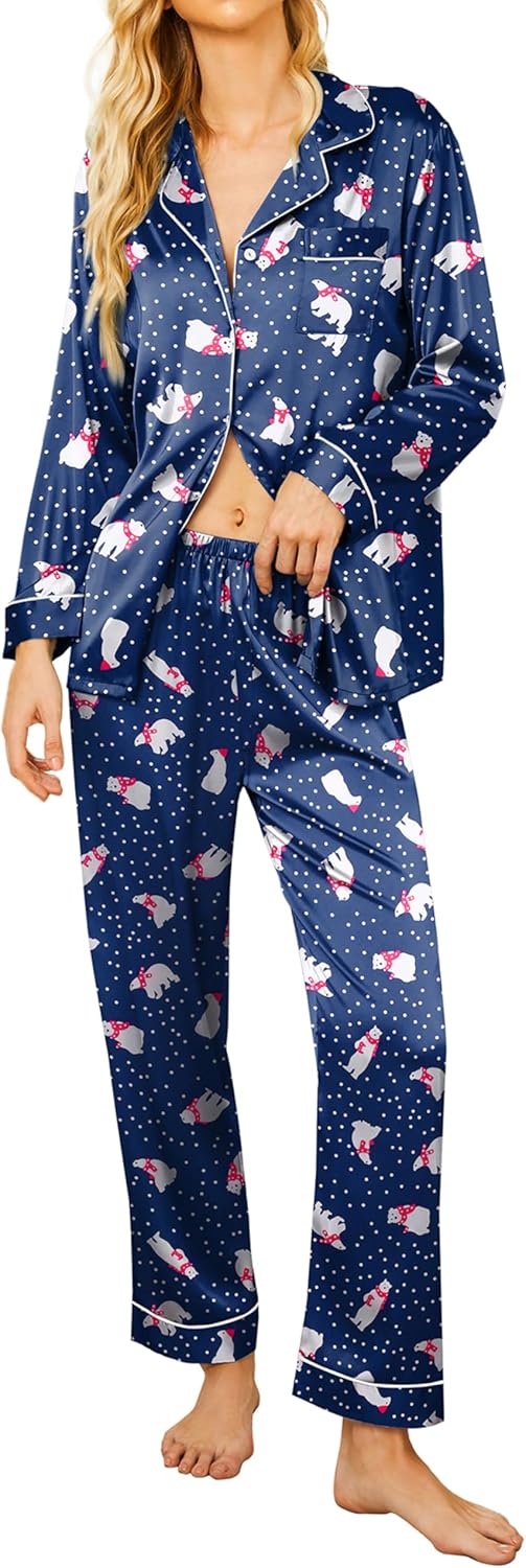 Ekouaer Silk Satin Pajamas Set for Ultimate Comfort and Style