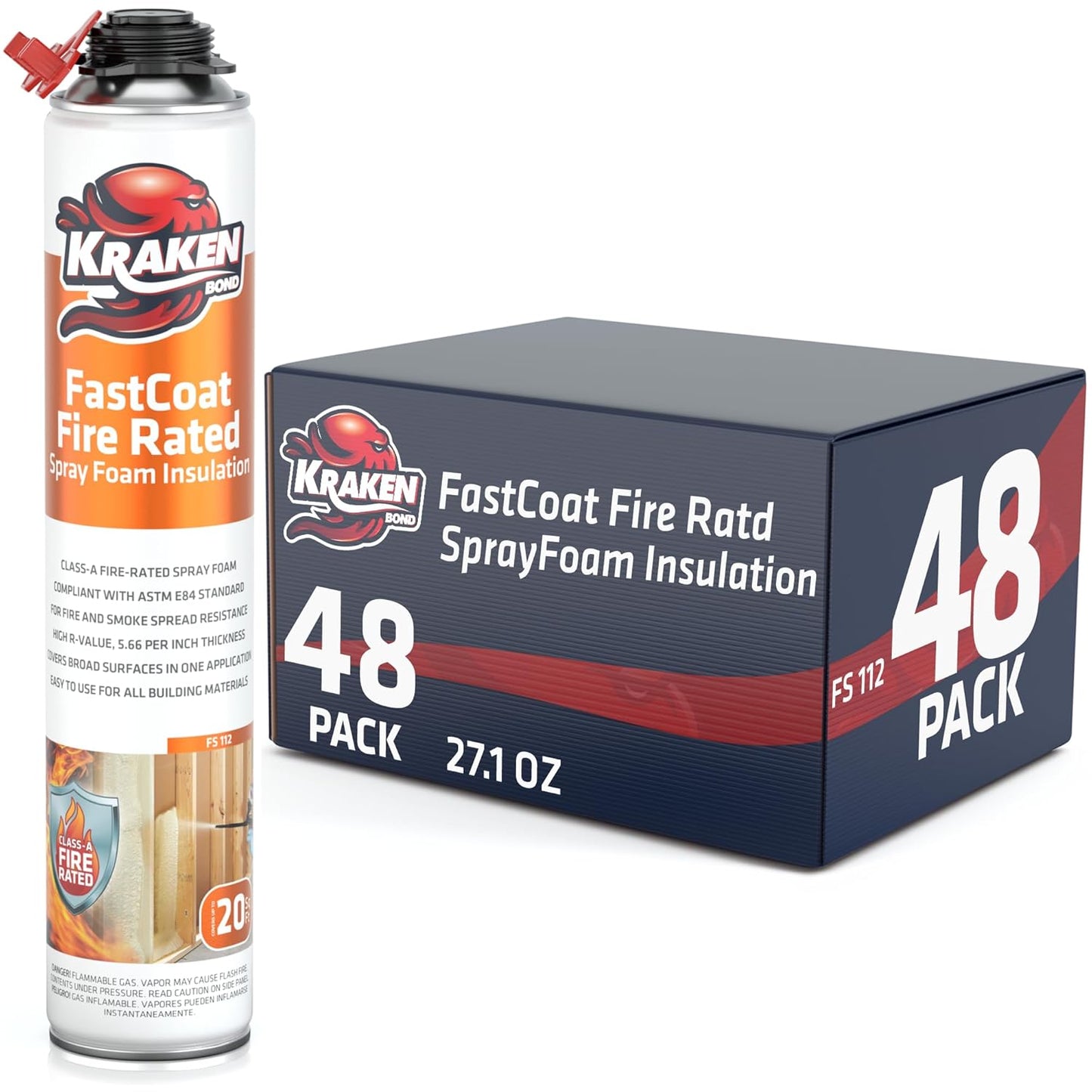 Kraken Bond Fastcoat Fire Rated Spray Foam Insulation Kit