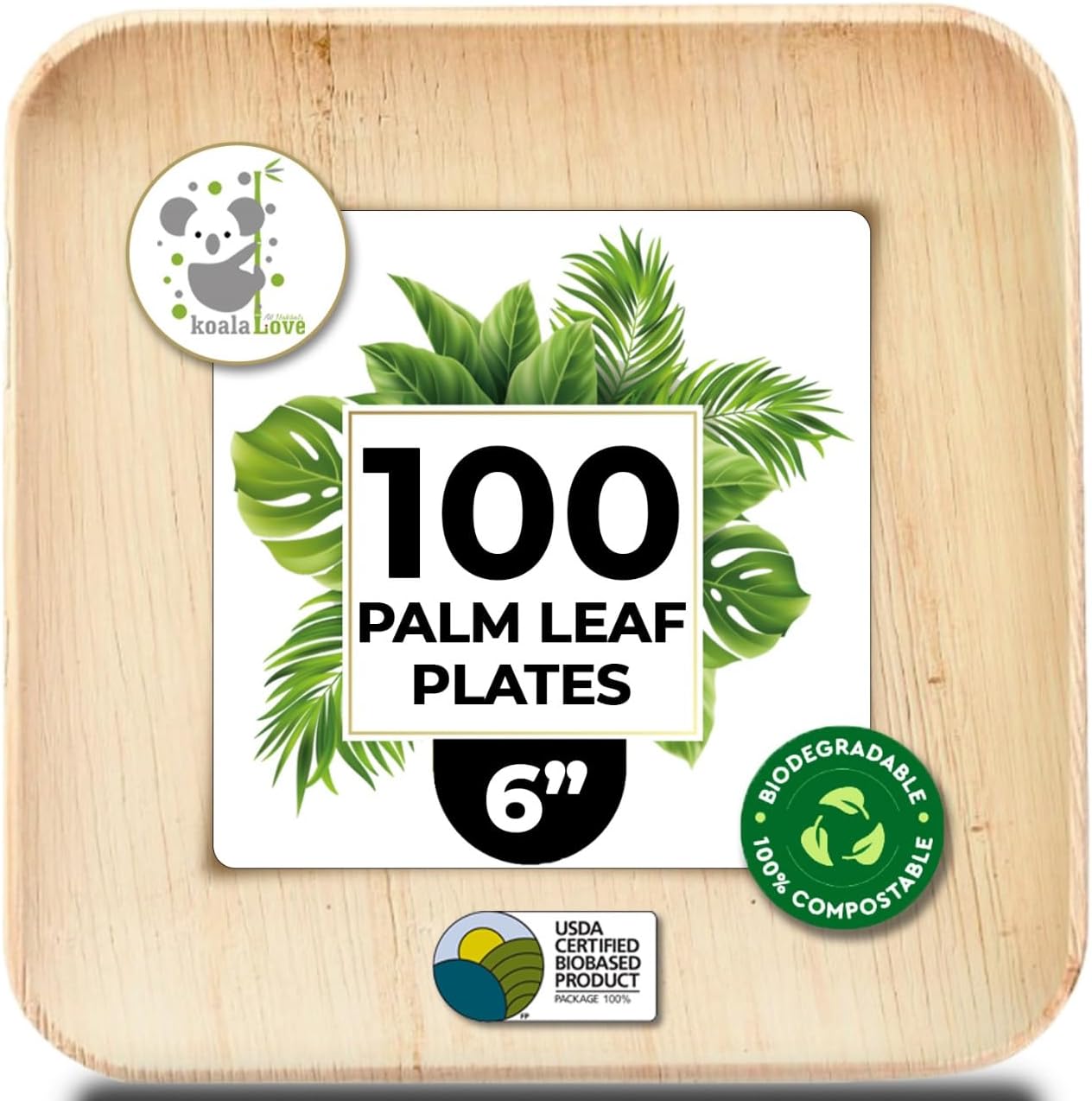 Eco-Friendly Palm Leaf Plates for Appetizers and Desserts