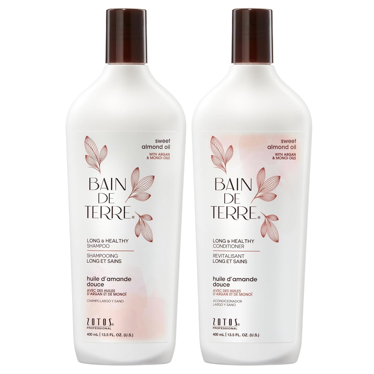 Bain de Terre Sweet Almond Oil Shampoo for Long, Healthy Hair