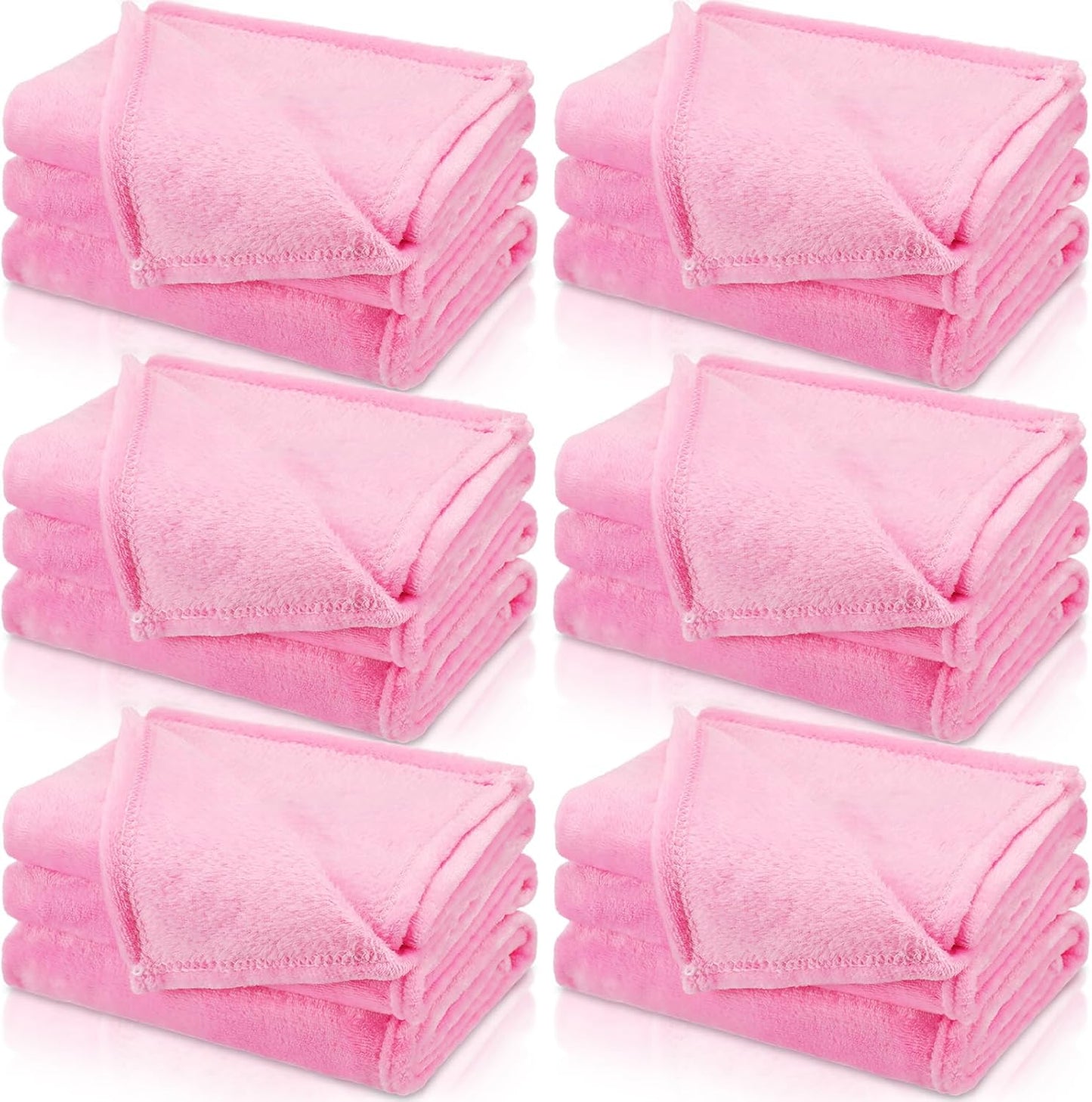 6 Pcs Fleece Sleepover Blanket for Girls - Cozy and Soft