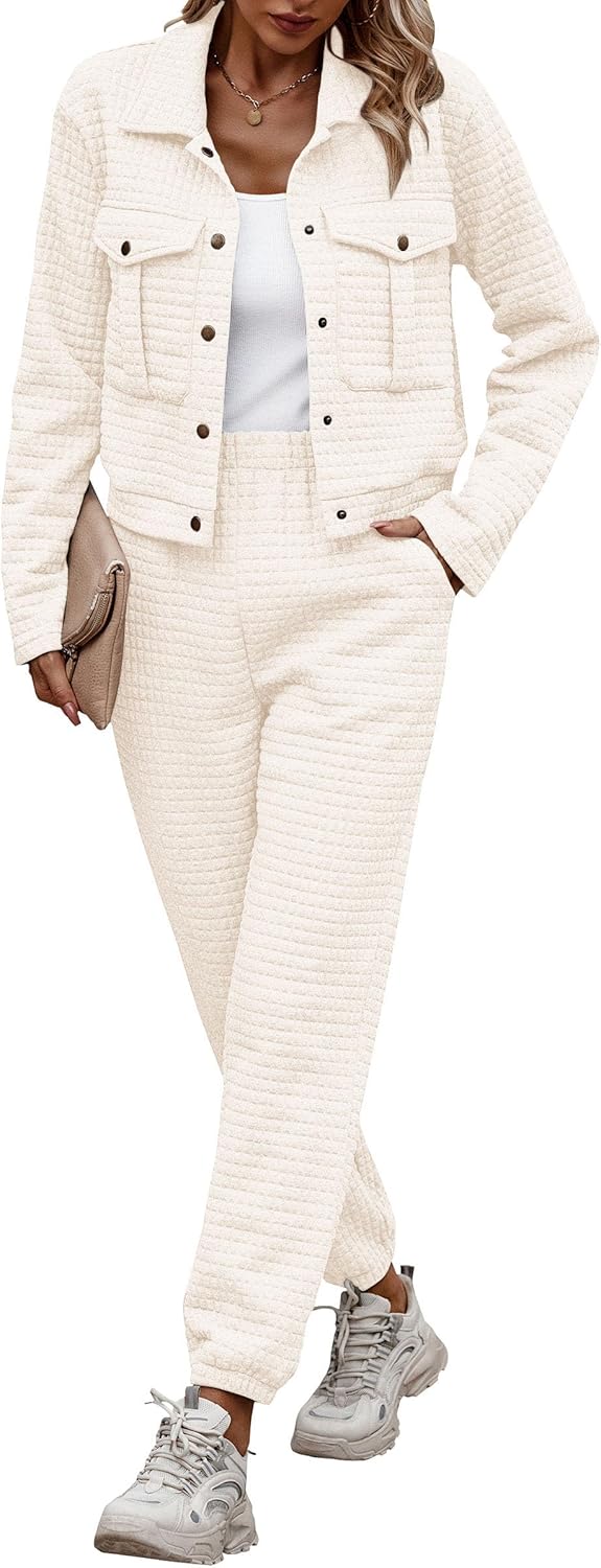 PRETTYGARDEN Womens Two Piece Sets for Fall 2025 Fashion