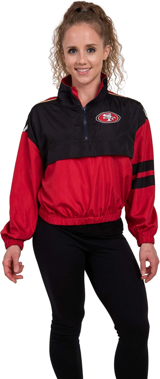 FOCO NFL Womens Winning Play Windbreaker for Ultimate Fans