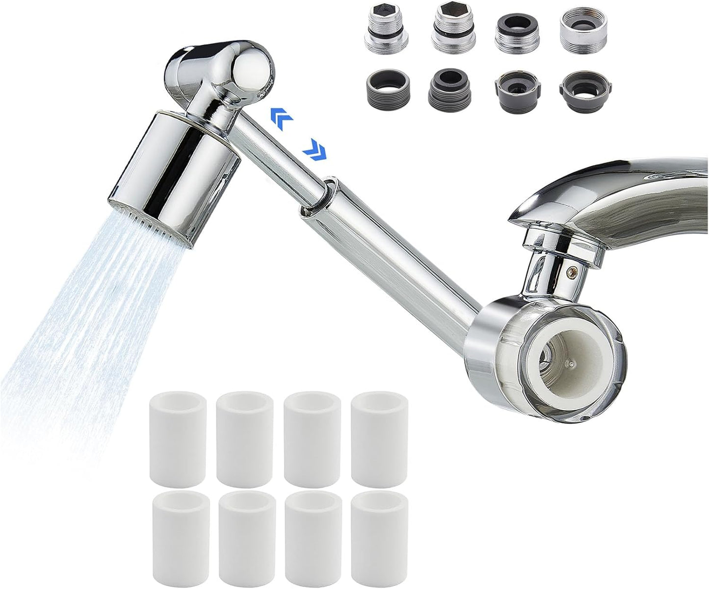 YYKBZ 1440 Rotating Sink Water Filter Faucet Extender Aerator