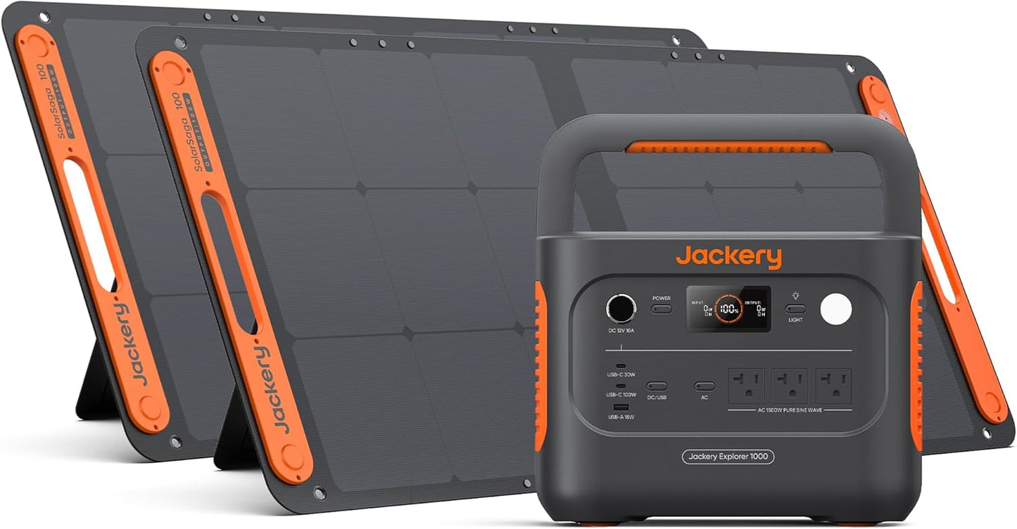 Portable Powerhouse: Jackery Solar Generator 1000v2