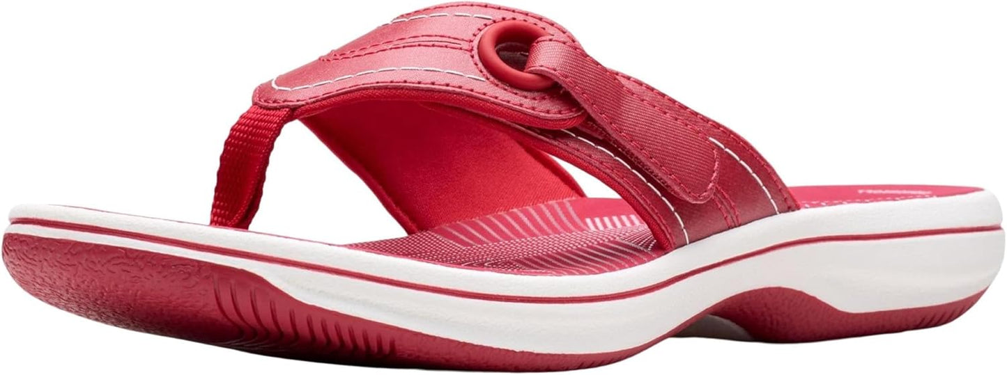 Clarks Women's Breeze Reyna Cloudsteppers Flip-Flop for Comfort
