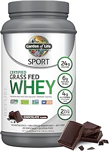 Garden of Life Sport Whey Protein Powder for Post Workout Recovery